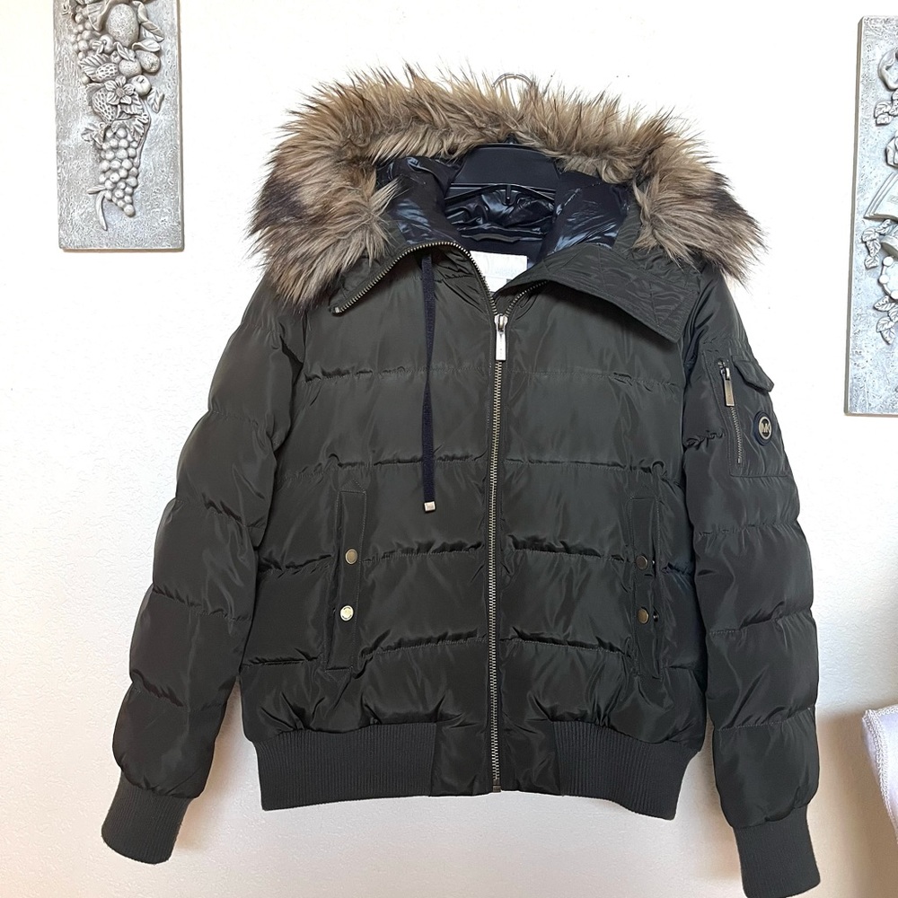 Michael Kors Hooded Parka Coat - Picture 2 of 15